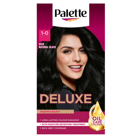 Schwarzkopf Palette Deluxe 1-0 Deep Natural Black Hair Dye