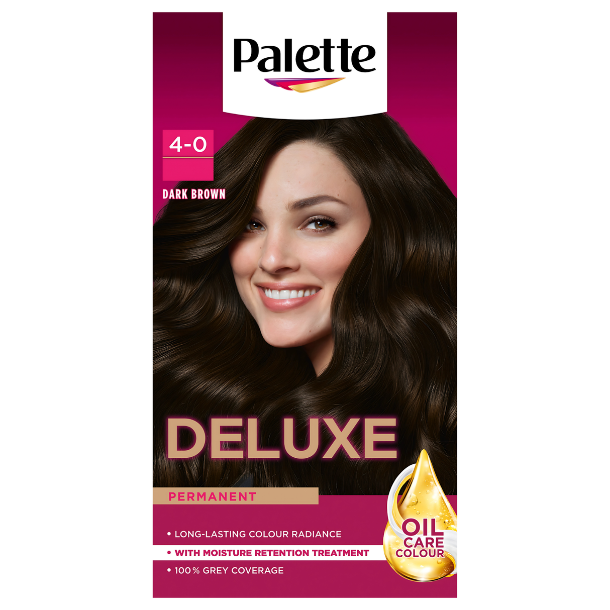 Palette Deluxe 4-0 Dark Brown Permanent Hair Dye
