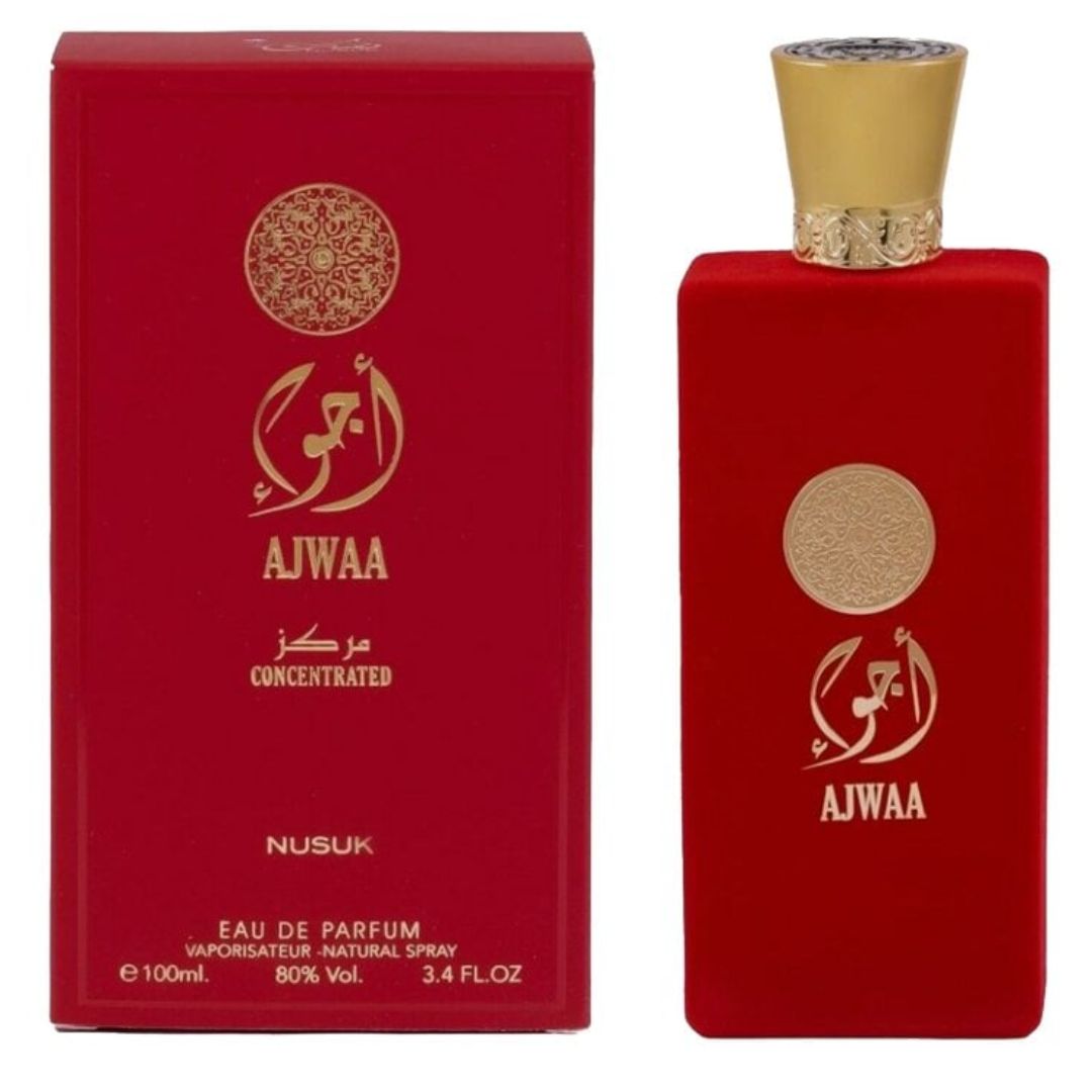 Ajwaa Red (For Unisex EDP) Eau De Parfum 100ml By Nusuk