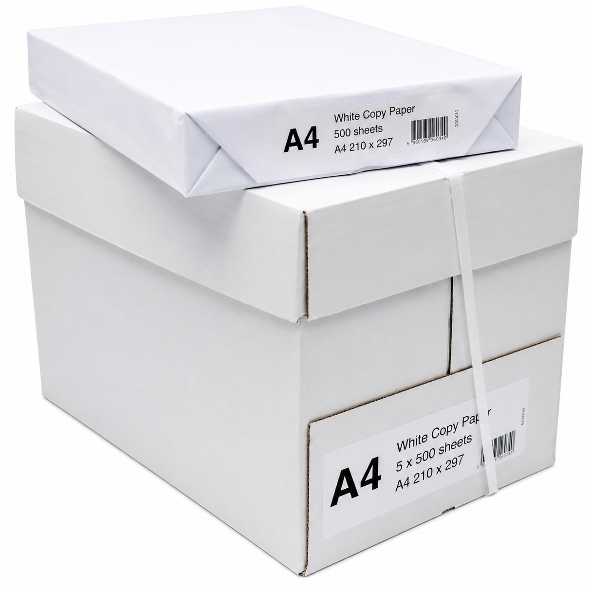 Pack of 5 - Copier A4 White Paper 70GSM | 500 Sheets