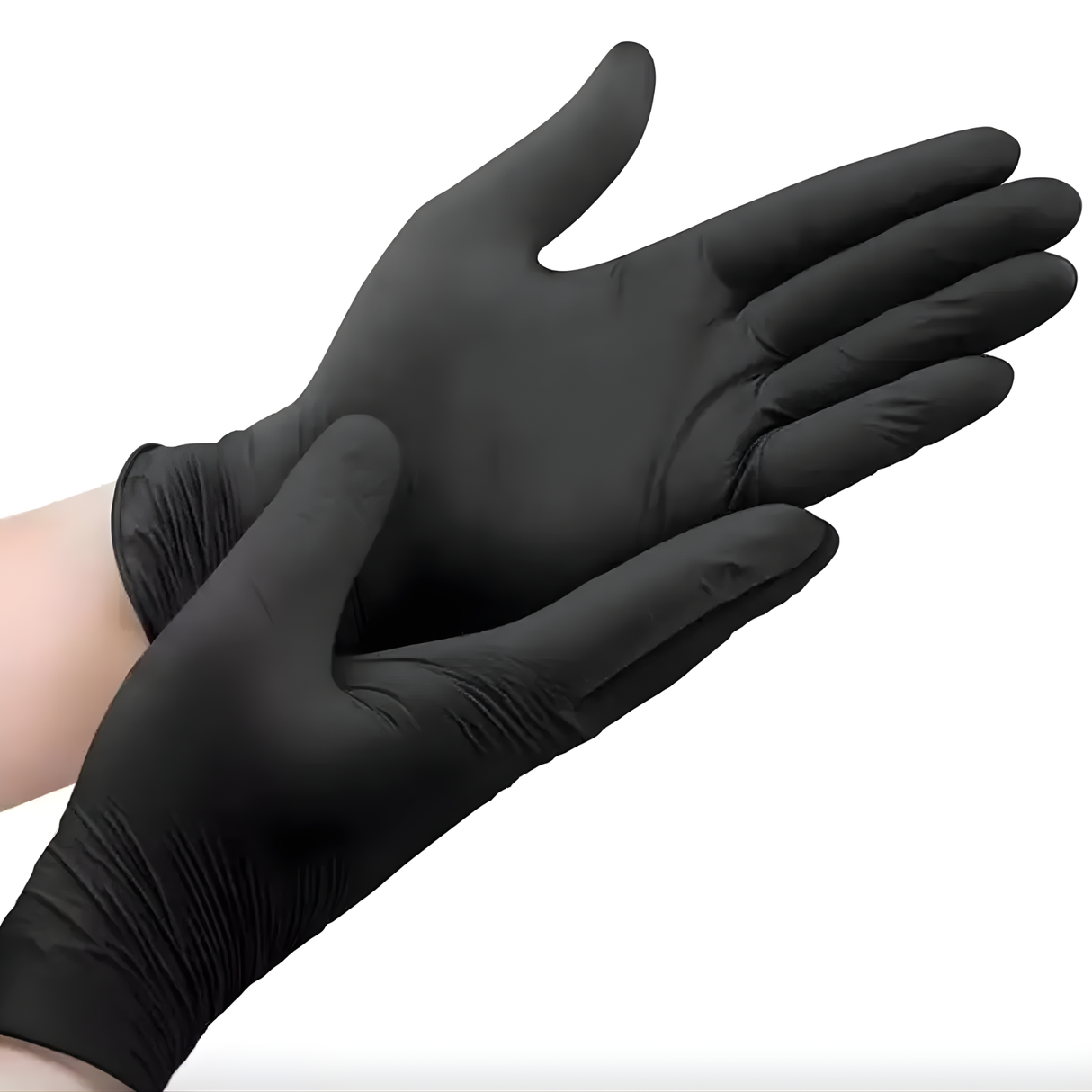 Safetouch Black Nitrile Gloves Powder-Free, Medical Grade | Extra Large (Box of 100)