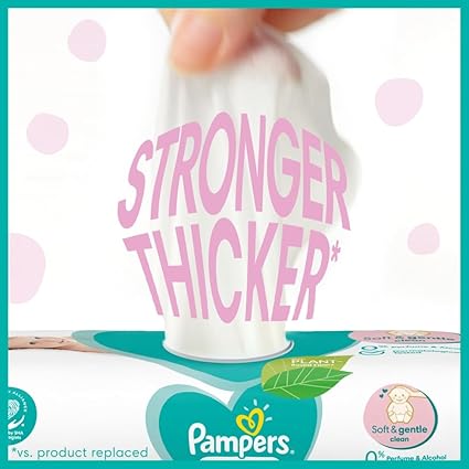 Pampers Sensitive Baby Wipes 52s