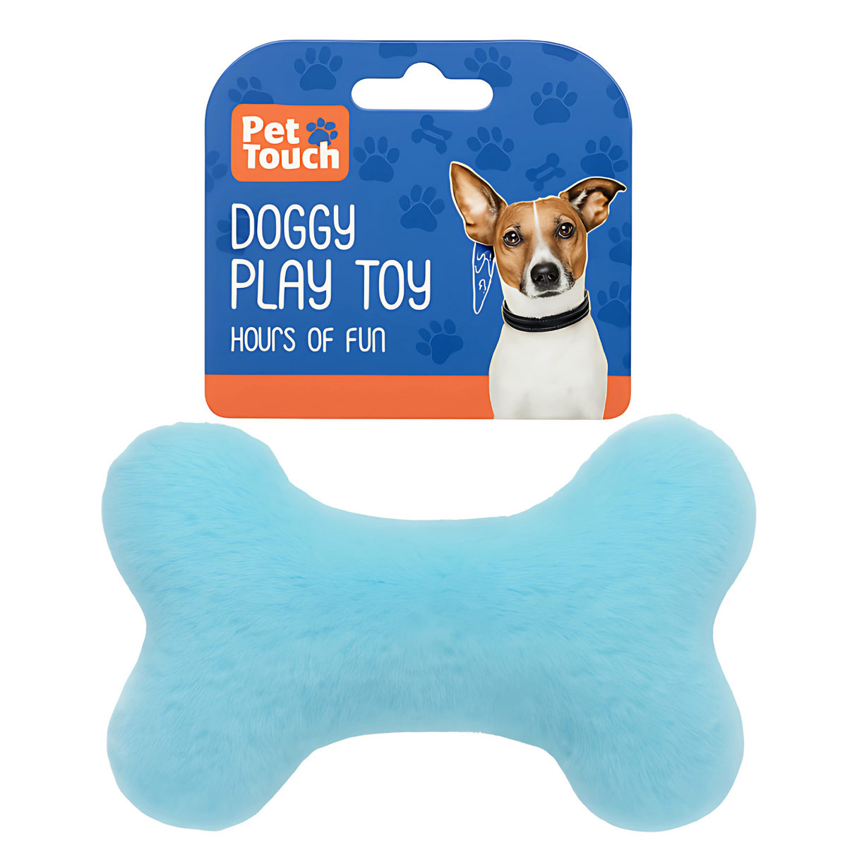 Pet Touch Plush Doggy Play Toy Assorted With Squeak (HT6739)