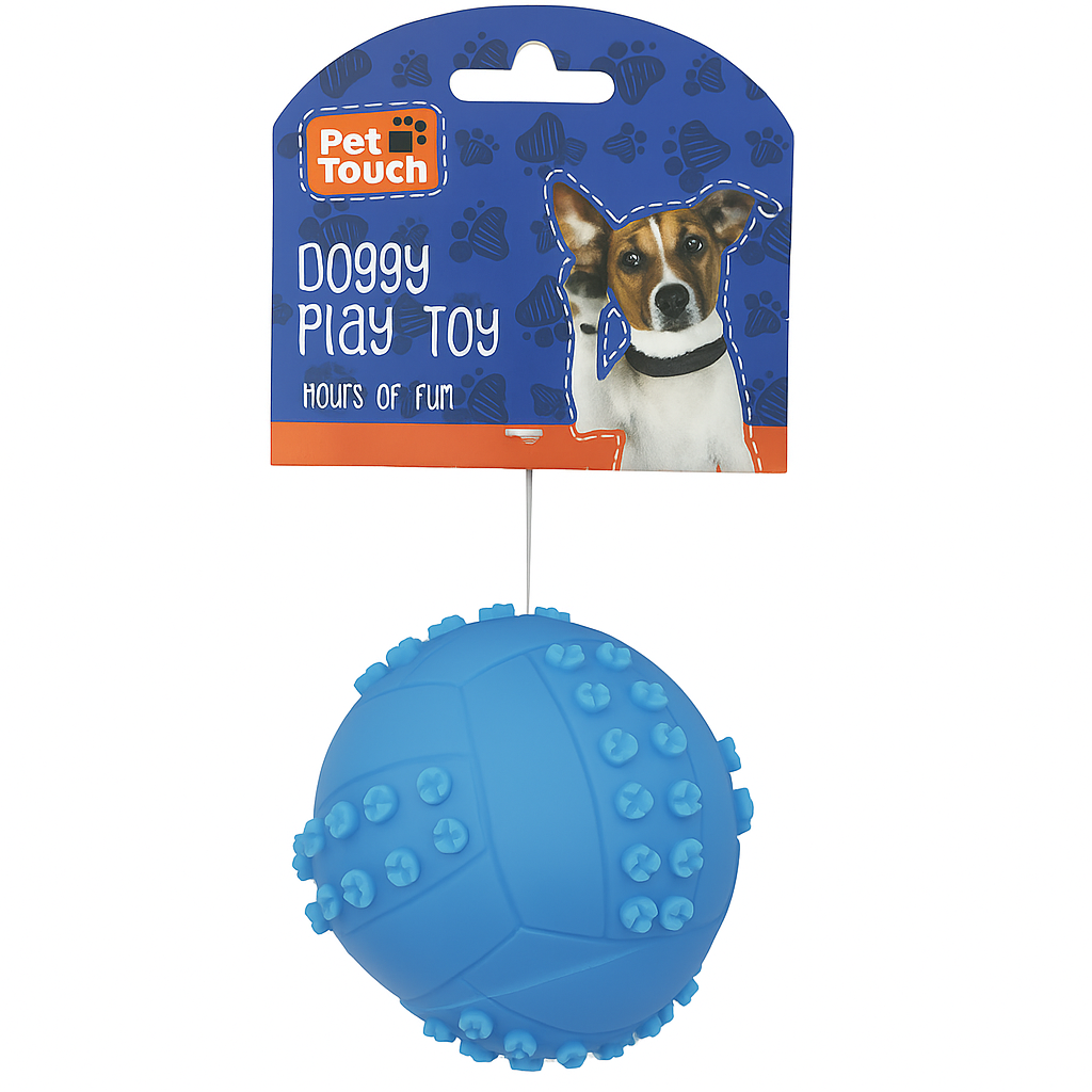 Pet Touch Squeaky Ball Assorted Dog Toy (HT6546)