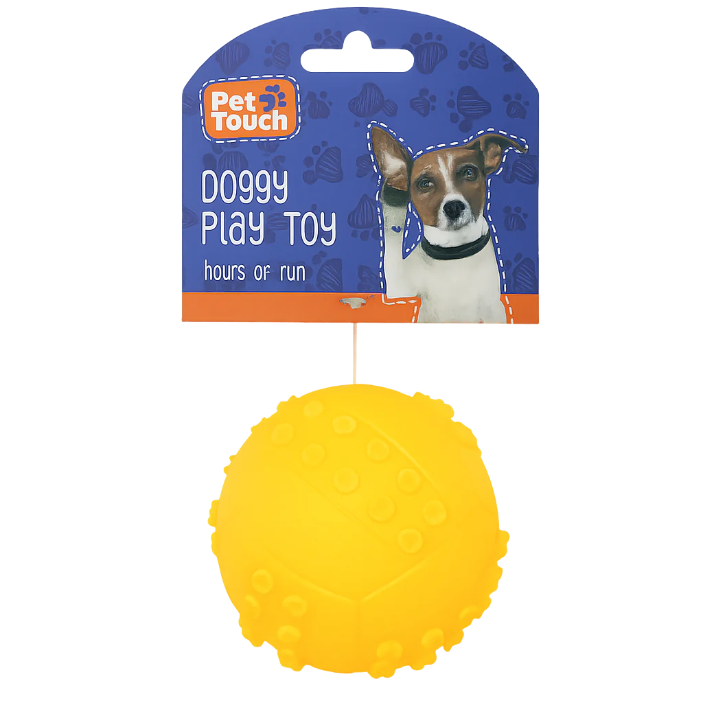 Pet Touch Squeaky Ball Assorted Dog Toy (HT6546)