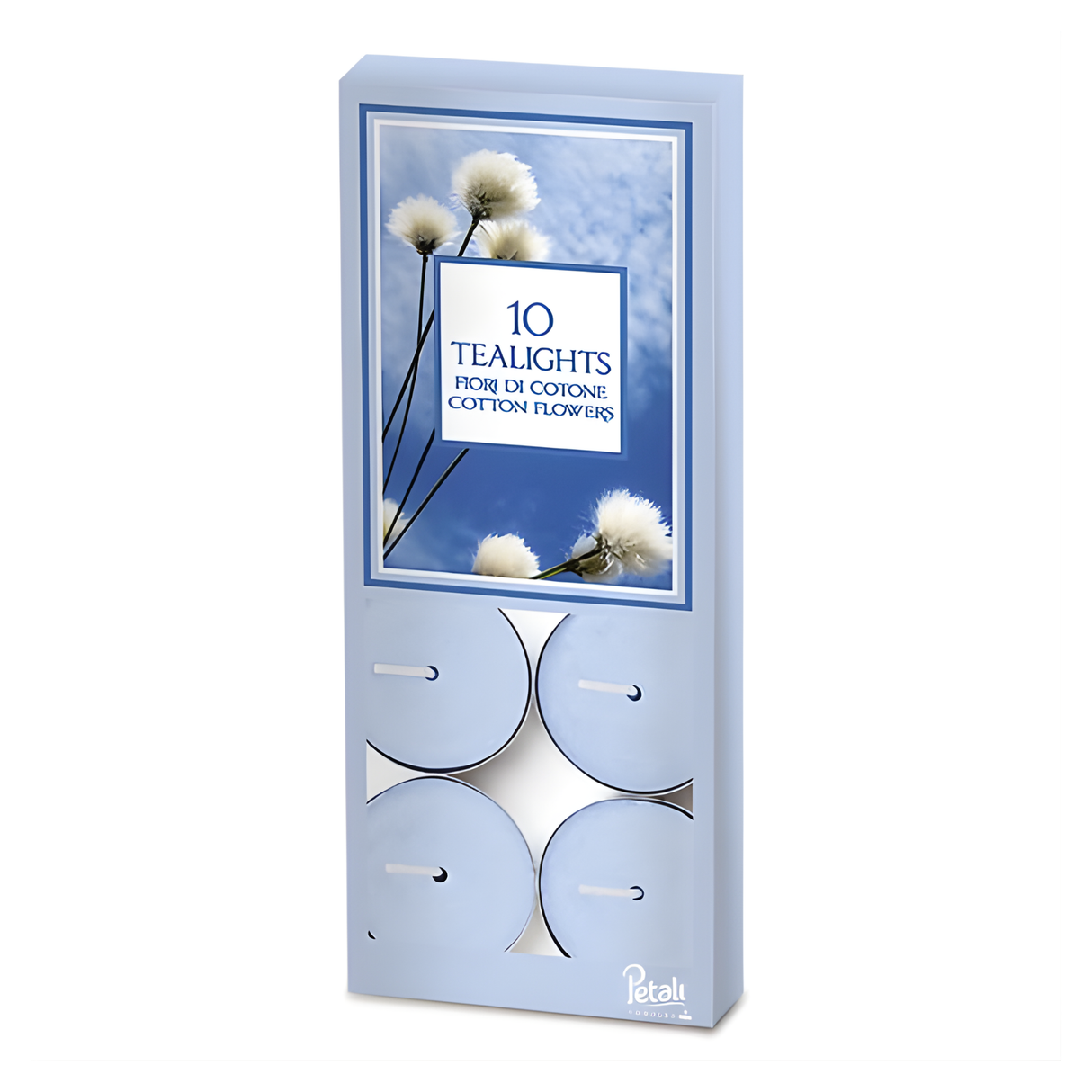 Petali Cotton Flowers Scented Tealights | Pack of 10
