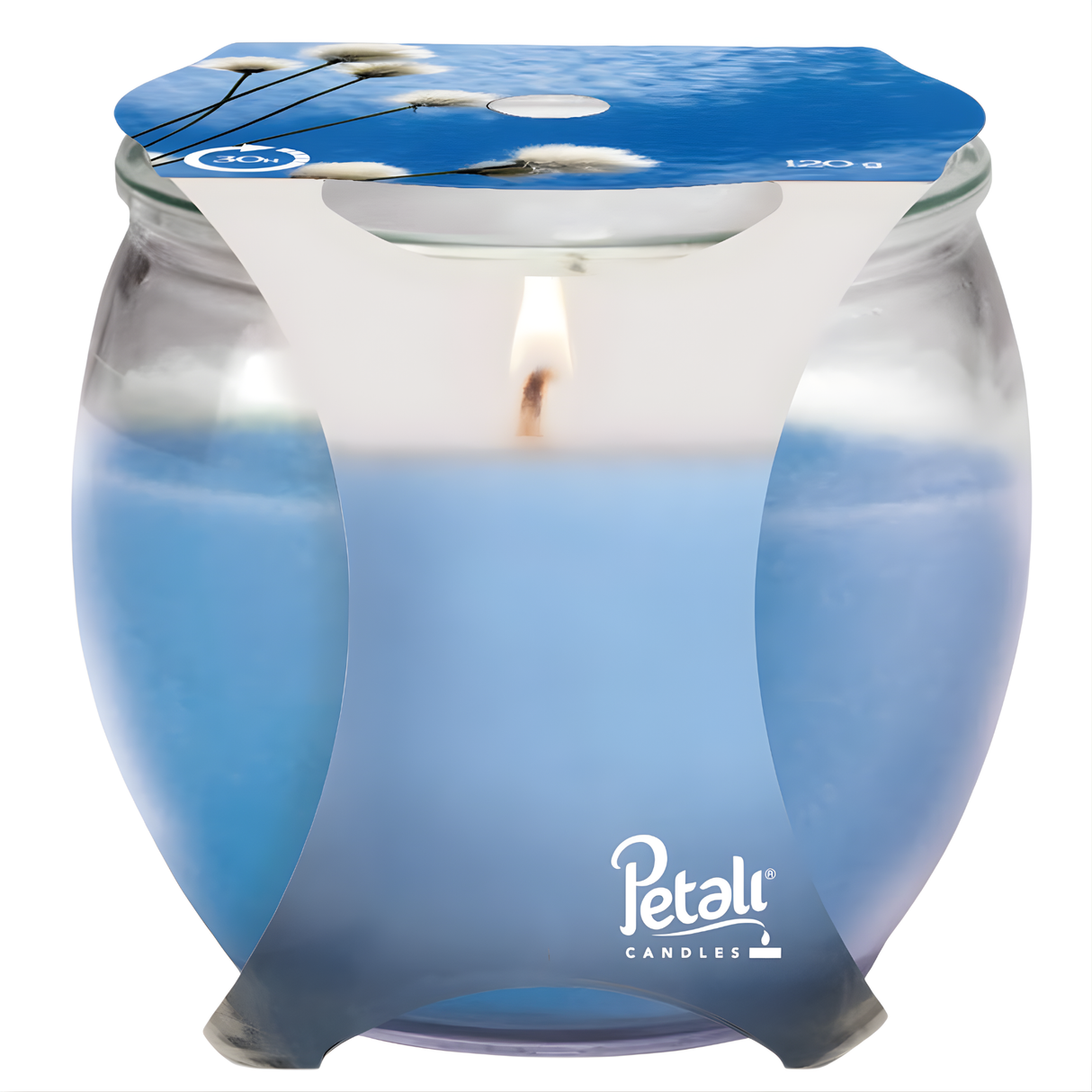 Petali Scented Cotton Flowers Candle Jar 120g