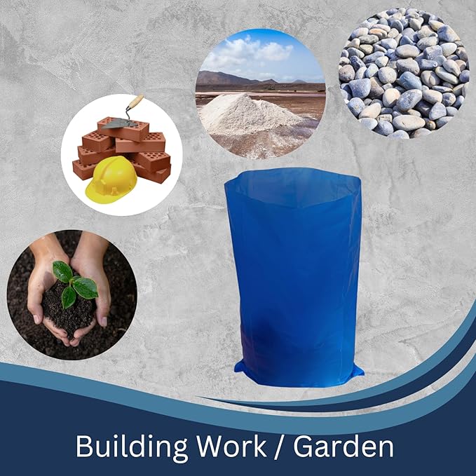 Poly-Lion Blue Heavy Duty Rubble Sacks 7s