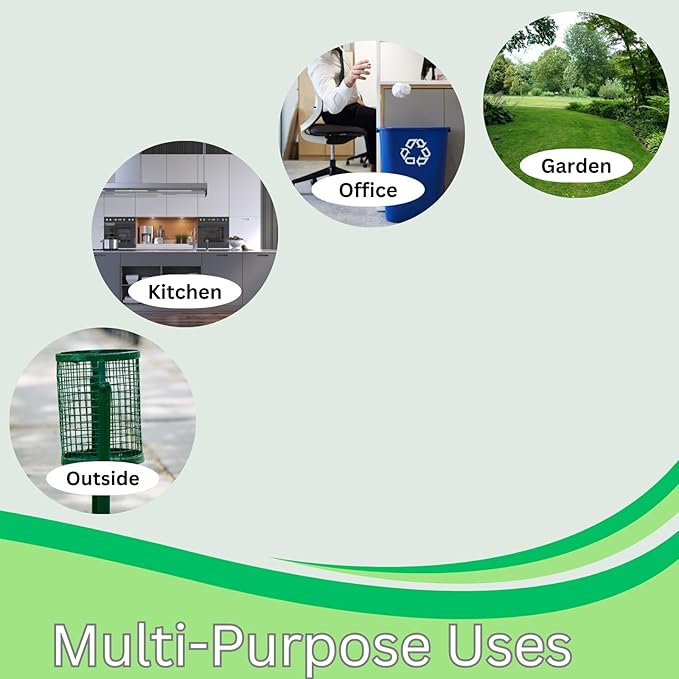 Poly-Lion Green Heavy Duty Garden Sacks 8s