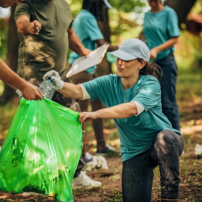 Poly-Lion Green Heavy Duty Garden Sacks 8s