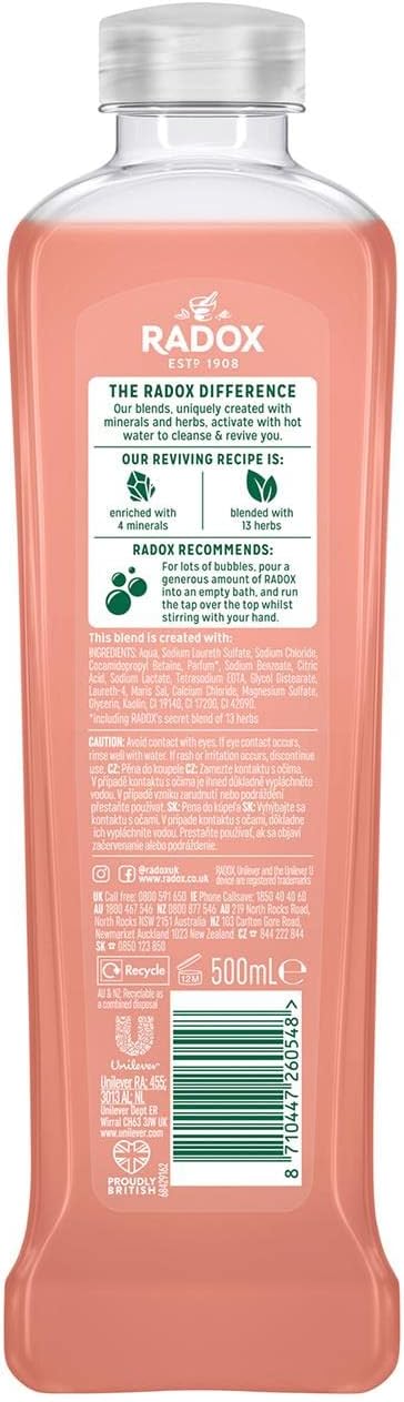 Radox Feel Detoxed Bath Soak 500ml