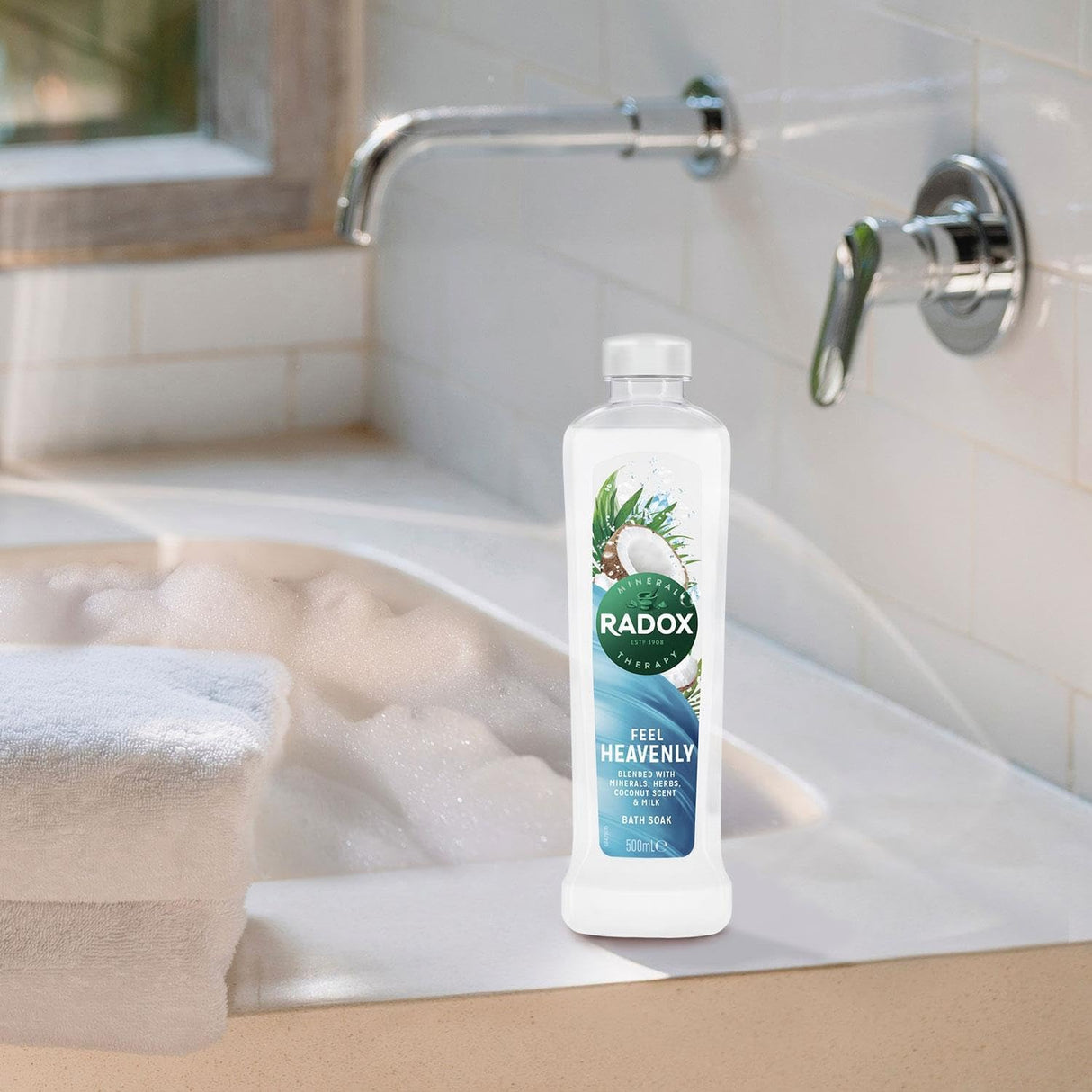 Radox Feel Heavenly Bath Soak 500ml