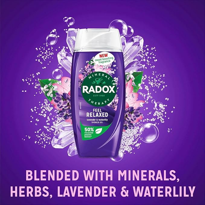Radox Feel Relaxed Lavender & Waterlily Shower Gel 225ml