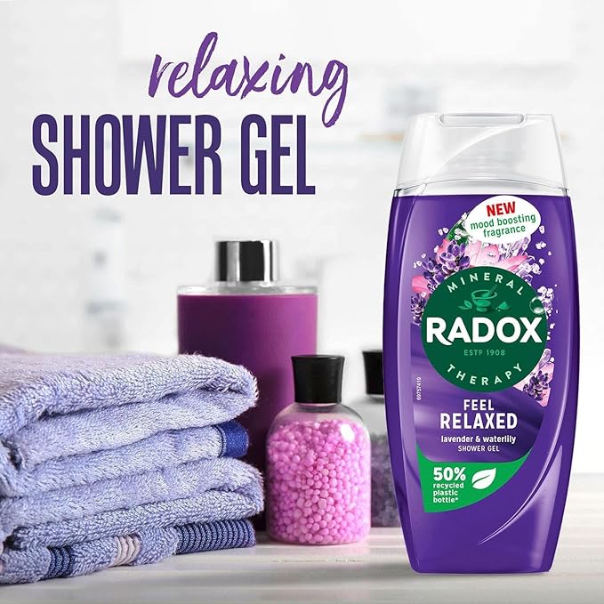 Radox Feel Relaxed Lavender & Waterlily Shower Gel 225ml