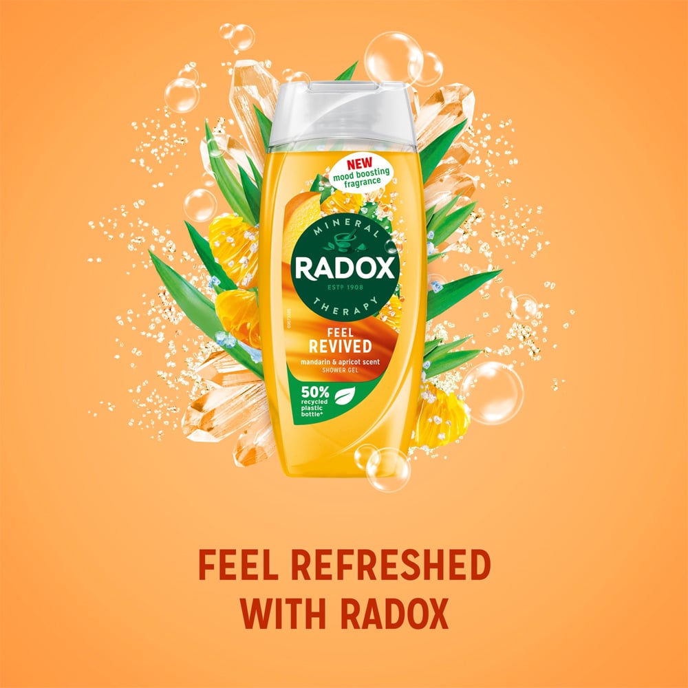 Radox Feel Revived Mood Boosting Shower Gel 225ml | Pack of 6