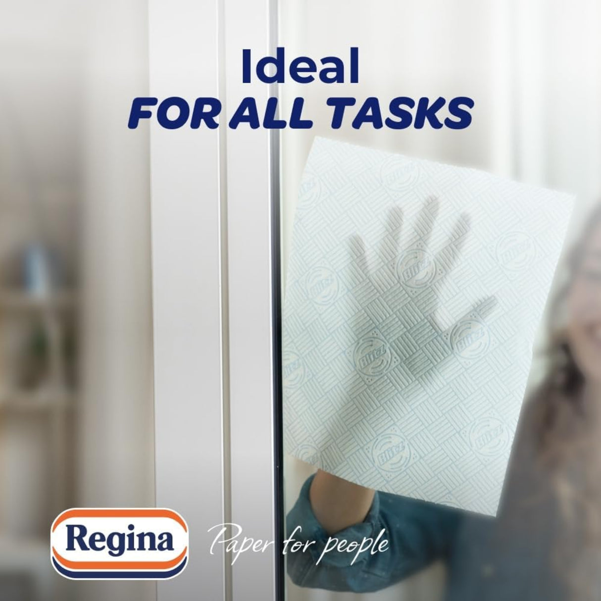 Regina Blitz Household Towel 3ply Kitchen Roll | Pack of 8 Rolls