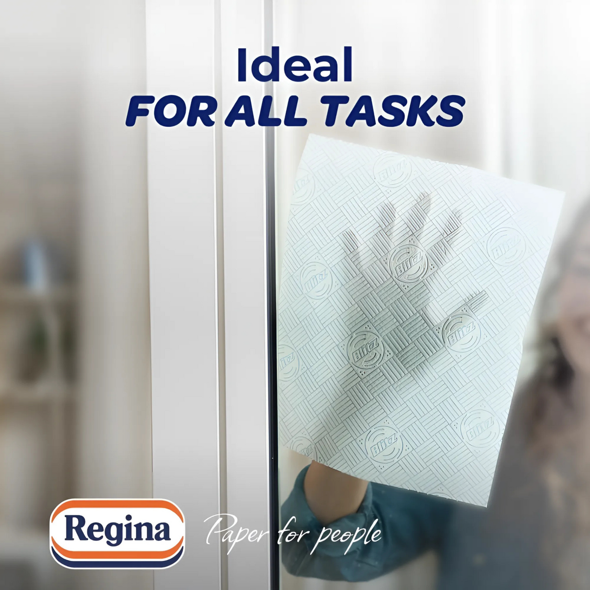 Regina Blitz Kitchen Towel 3ply - Pack of 12 Rolls