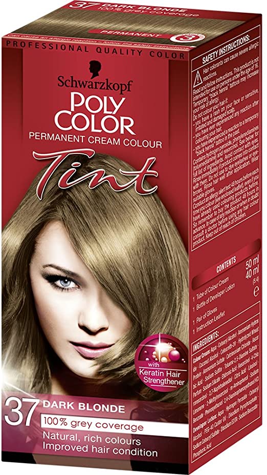 Schwarzkopf Poly Color Tint 37 Dark Blonde Hair Dye