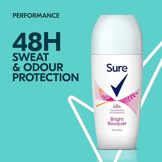 Sure Women Bright Bouquet Antiperspirant Deodorant Roll On 50ml