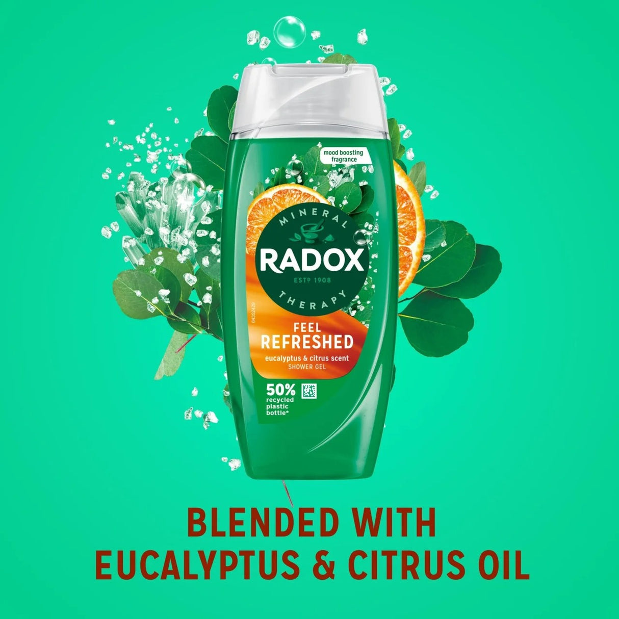 Radox Feel Refreshed Eucalyptus & Citrus Shower Gel 225ml