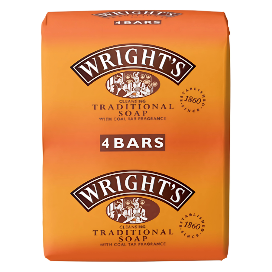 Wright's Traditional Soap 100g – Pack of 4