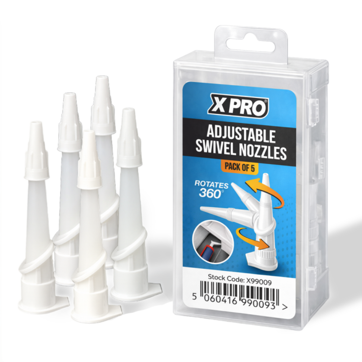 XPRO Adjustable Swivel Nozzles Pack of 5