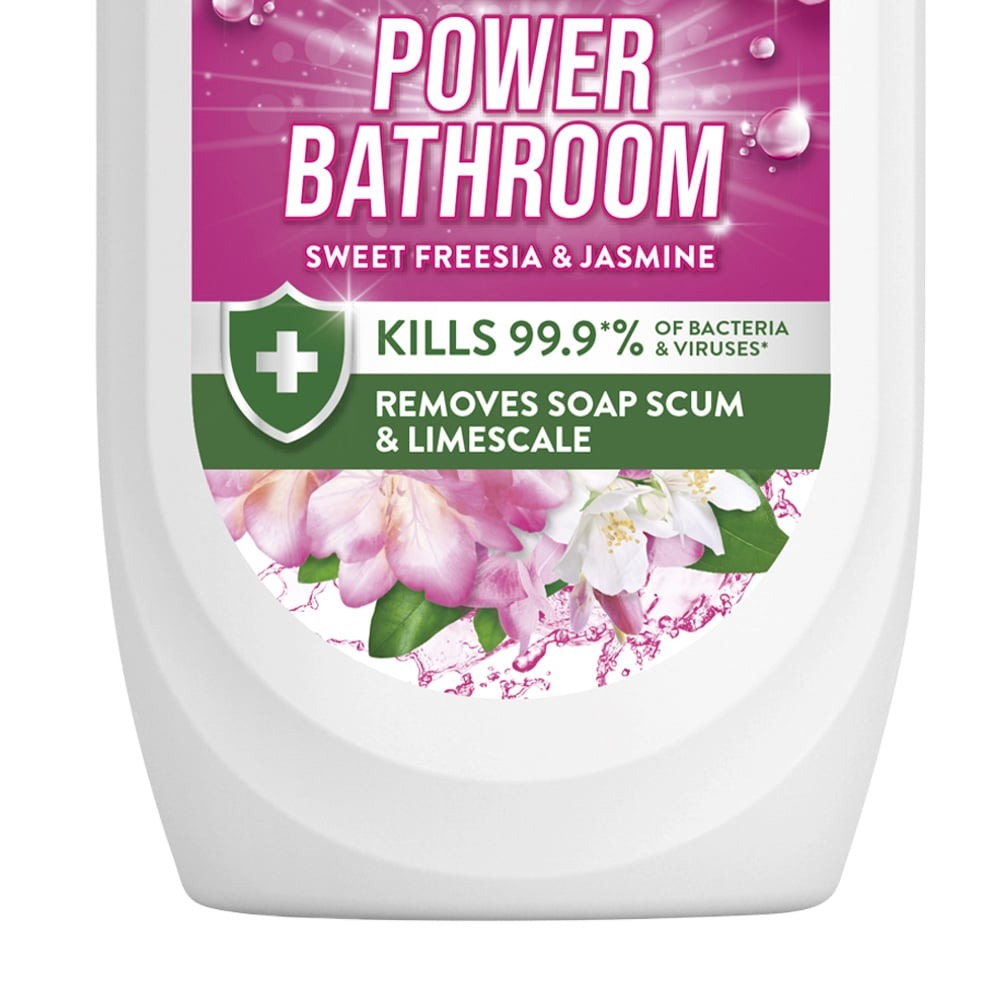 Zoflora Power Bathroom Cleaner Trigger Sweet Freesia & Jasmine 800ml