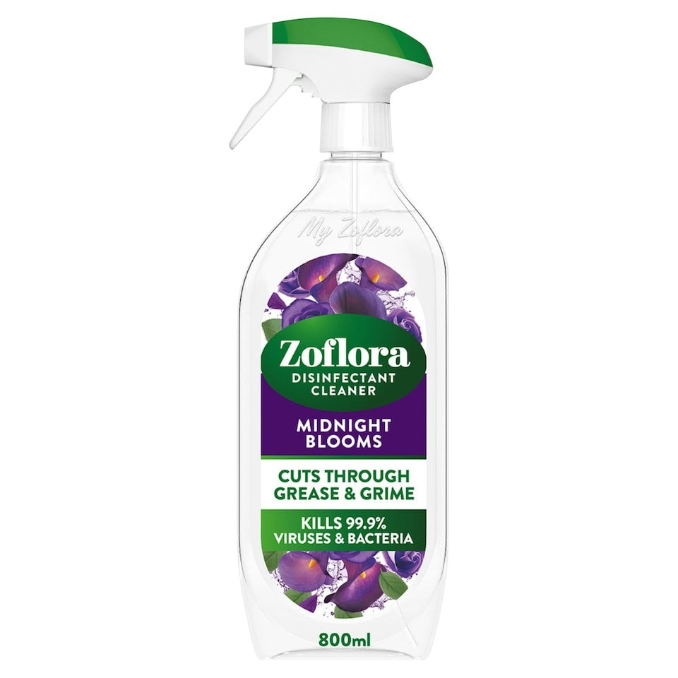 Zoflora Multi-Purpose Disinfectant Trigger Spray Midnight Blooms 800ml