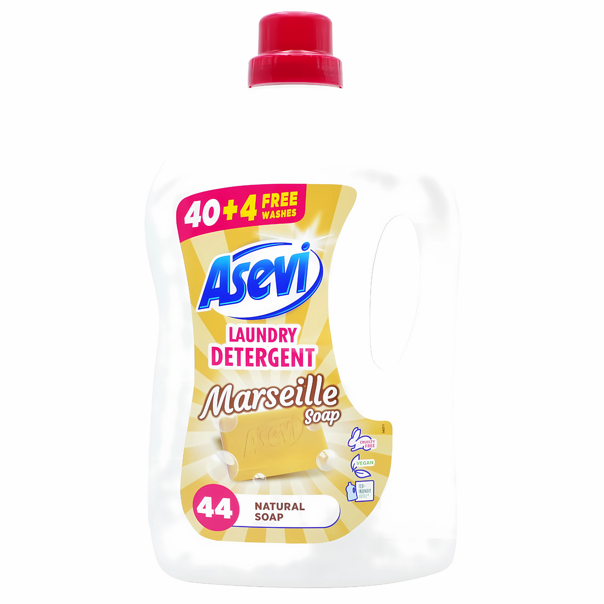 Asevi Marseille Soap Laundry Detergent 2376ml (44 Washes)