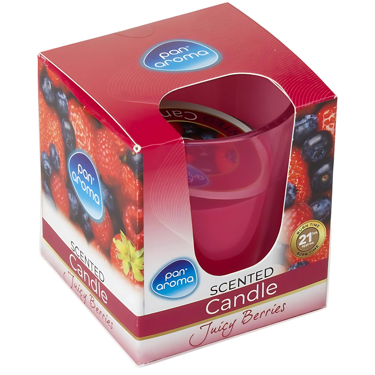 Pan Aroma Glass Candle Juicy Berries 85g