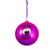 Assorted Fruit Smiley PVC Football Keychains