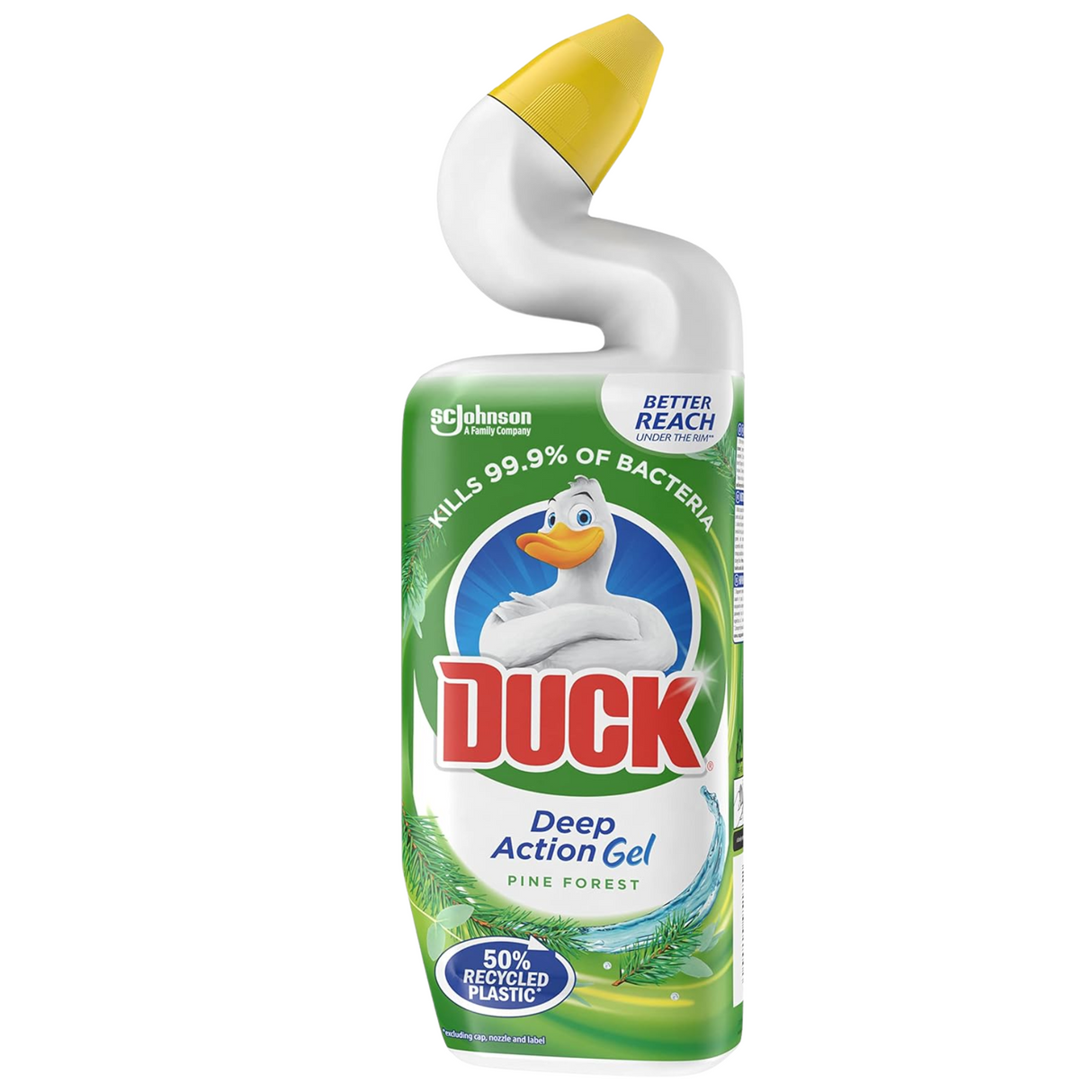 Duck Deep Action Gel Pine Forest Toilet Cleaner 750ml | Pack of 8