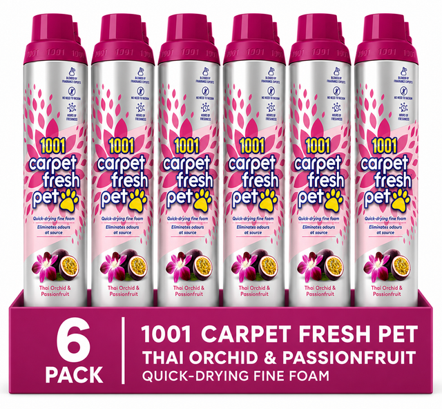 1001 Carpet Fresh Soft Thai Orchid & Passionfruit 300ml | Pack of 6