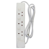 Daewoo 4 Way Switched Extension Lead – 2 Metre Cable