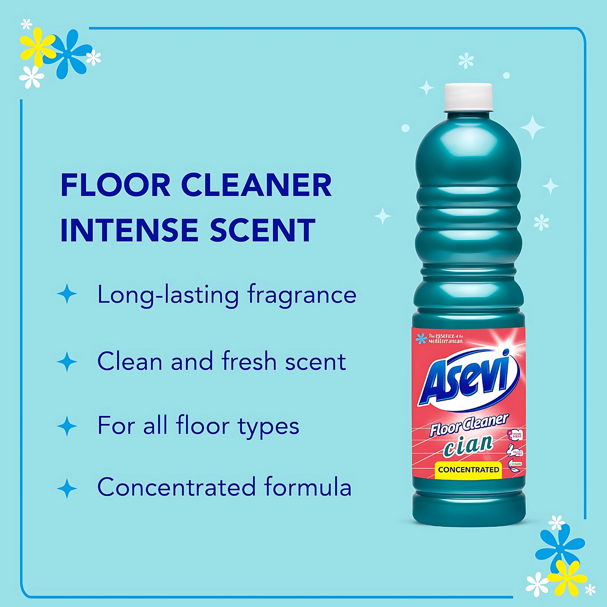 Asevi Cian Floor Cleaner 1 Litre
