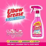 Elbow Grease Pink Glass Cleaner Spring Blossom 500ml | Pack of 8