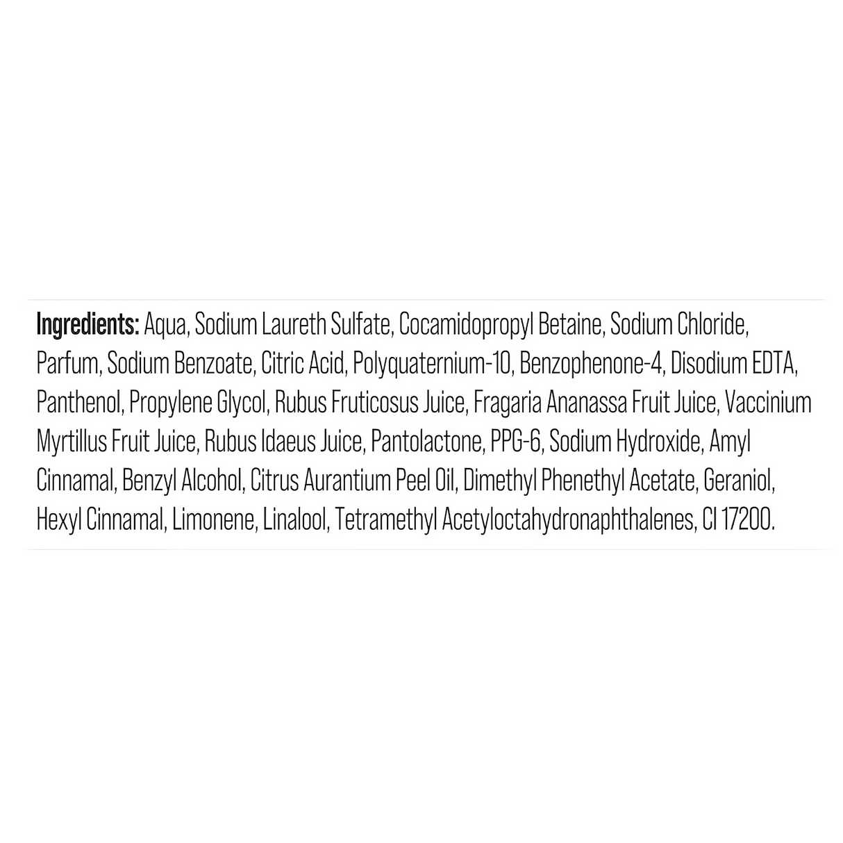 Alberto Balsam Sunkissed Raspberry Shampoo 300ml