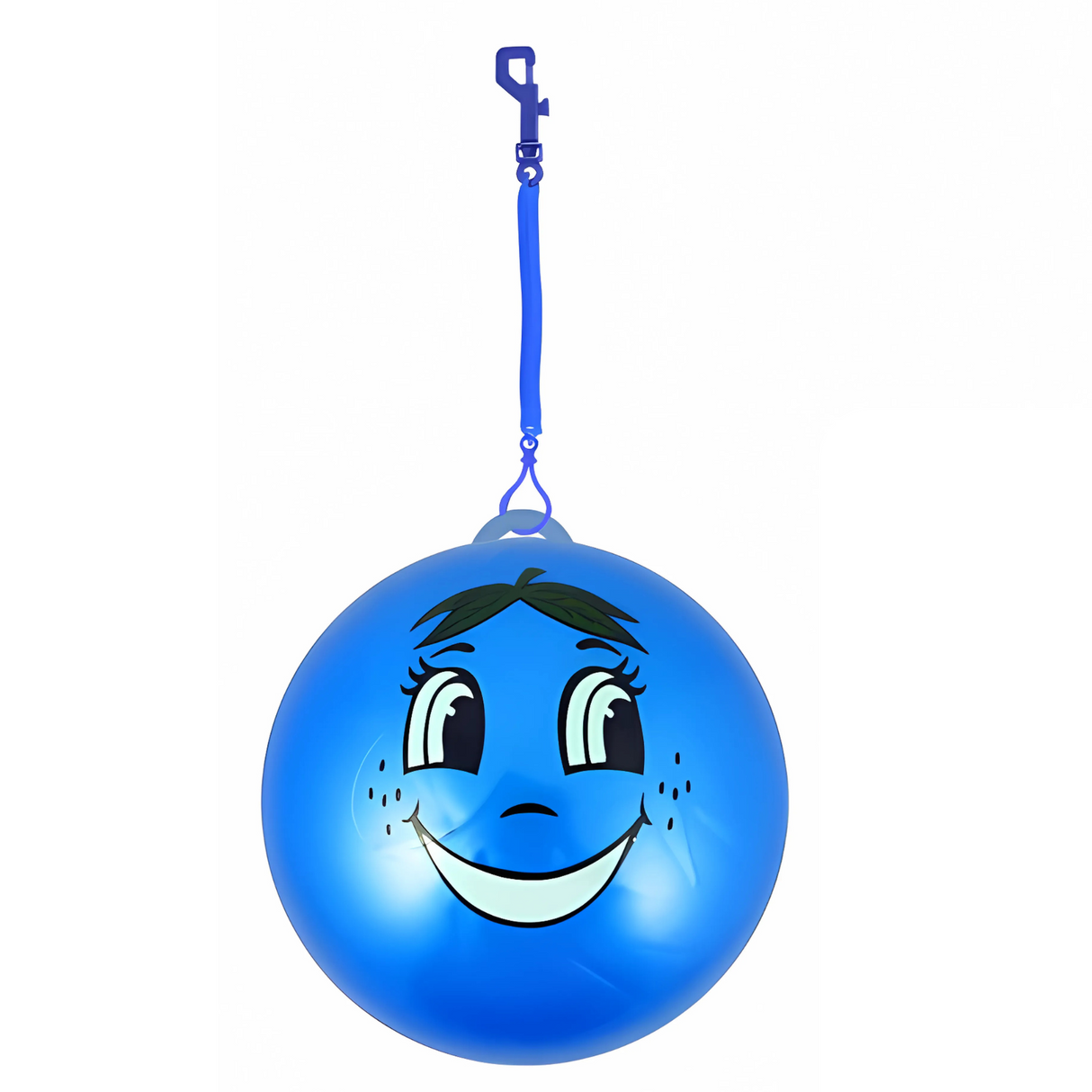 Assorted Fruit Smiley PVC Football Keychains