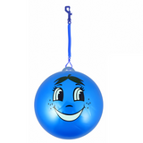 Assorted Fruit Smiley PVC Football Keychains