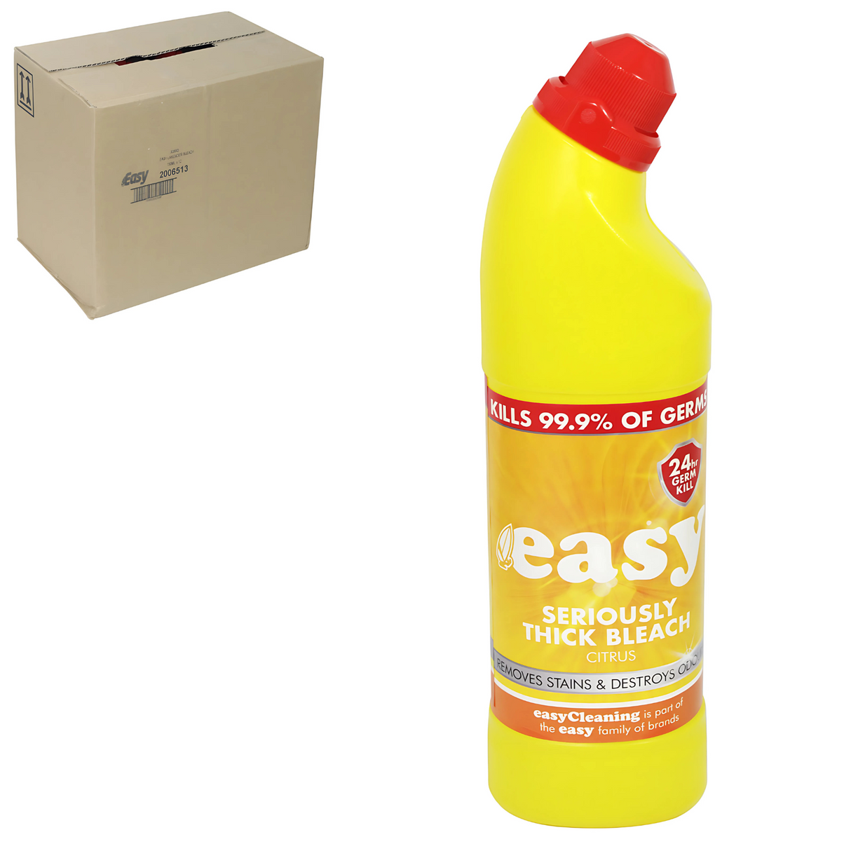 Easy Seriously Thick Bleach Citrus 750ml | Pack of 12