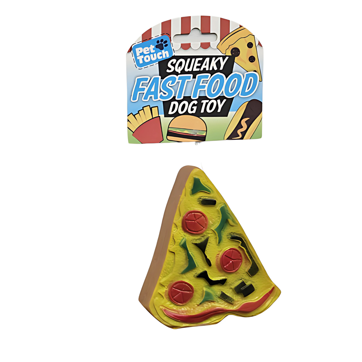Pet Touch Squeaky Fast Food Assorted Dog Toy (HT7051)