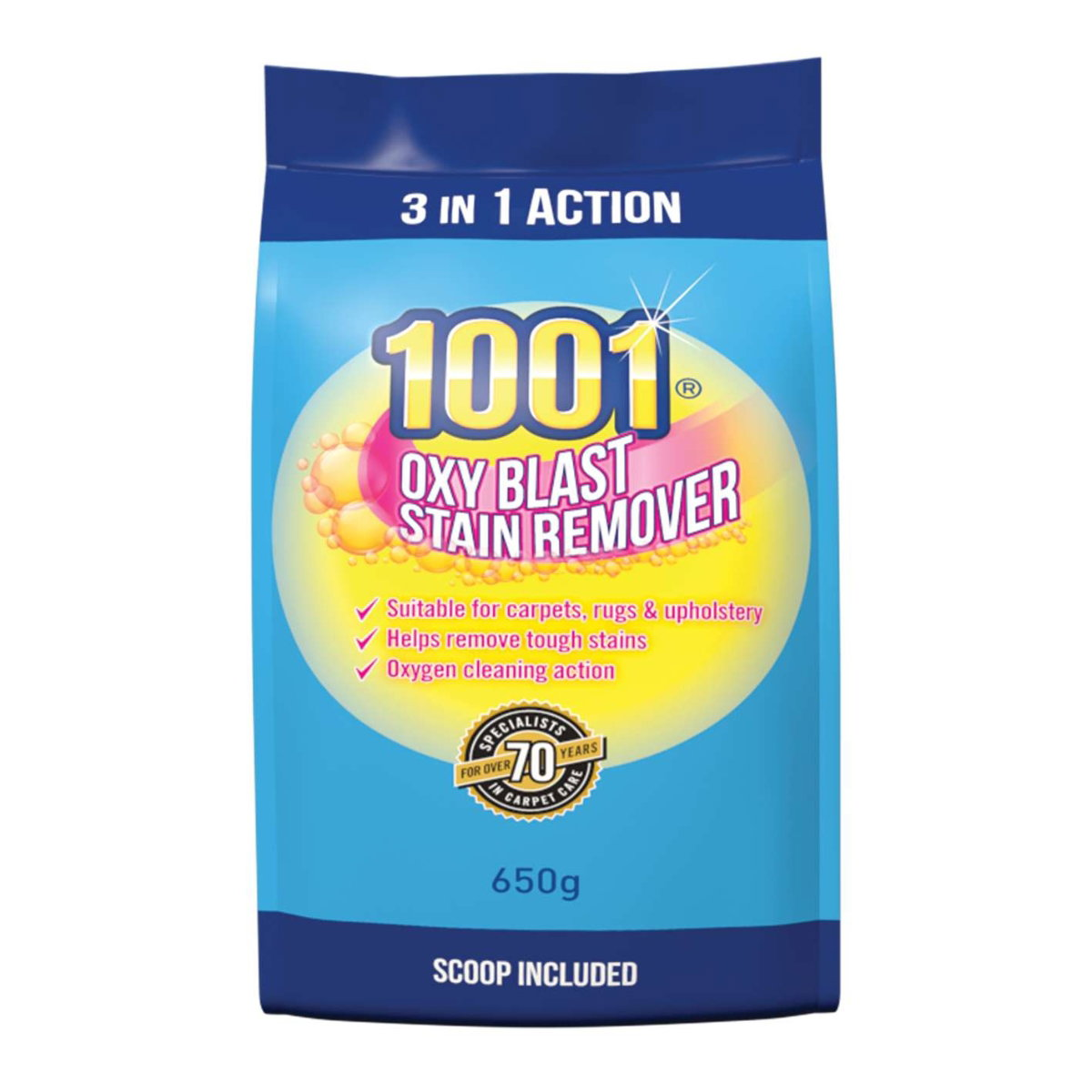 1001 Oxy Blast Stain Remover Powder 650g