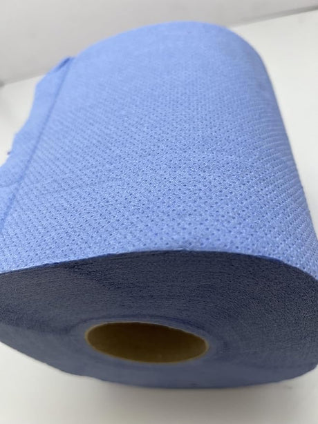 Active Centrefeed Rolls, 2-Ply, Blue - Pack of 6 Rolls