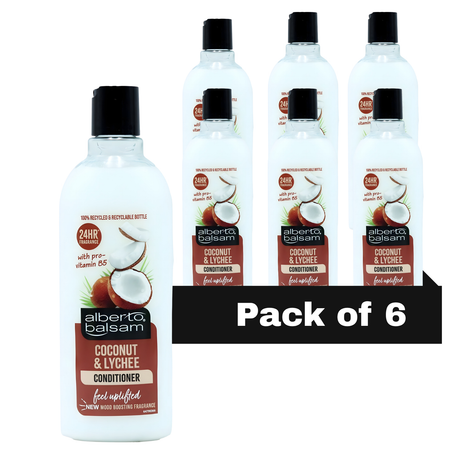 Alberto Balsam Coconut & Lychee Conditioner 300ml  | Pack of 6
