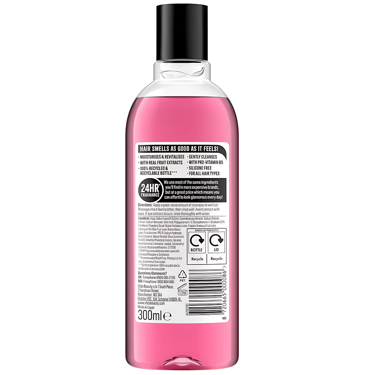 Alberto Balsam Sunkissed Raspberry Shampoo 300ml