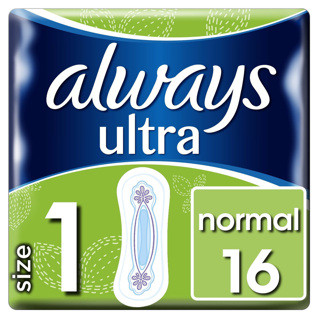 Always Ultra Normal (Size 1) Sanitary Pads 16s