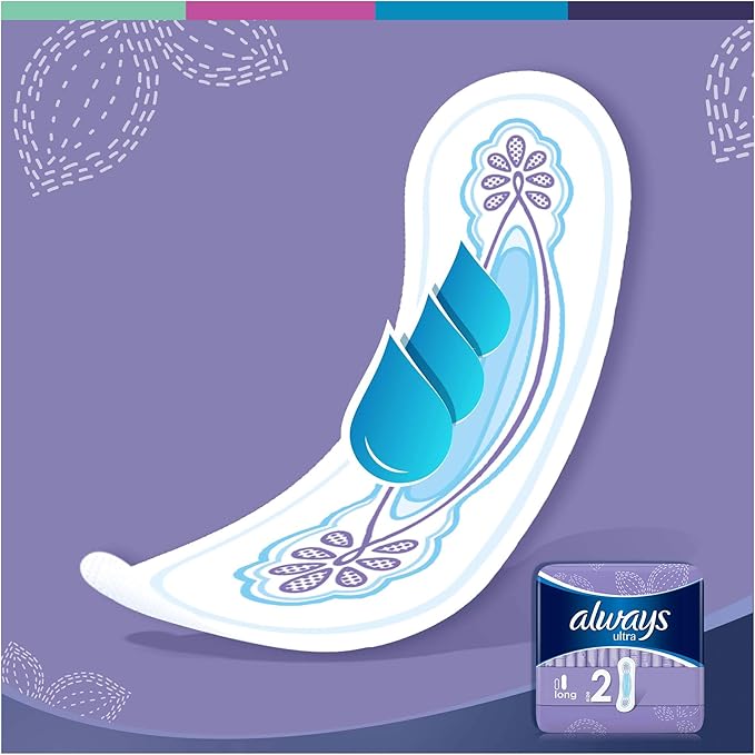 Always Ultra Long (Size 2) Sanitary Pads 14s