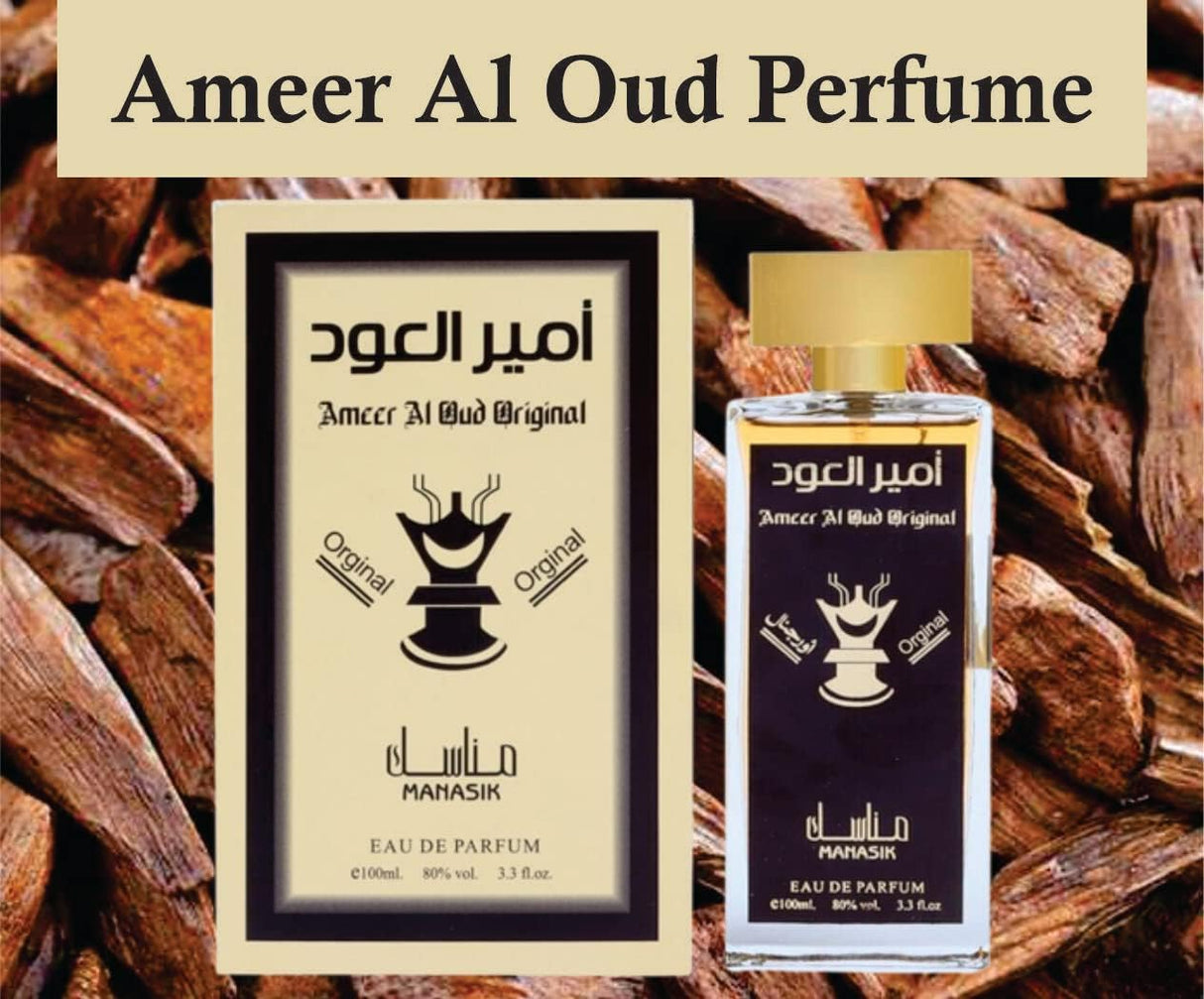 Ameer al Oud Original (For Men EDP) Eau De Parfum 100ml By Manasik
