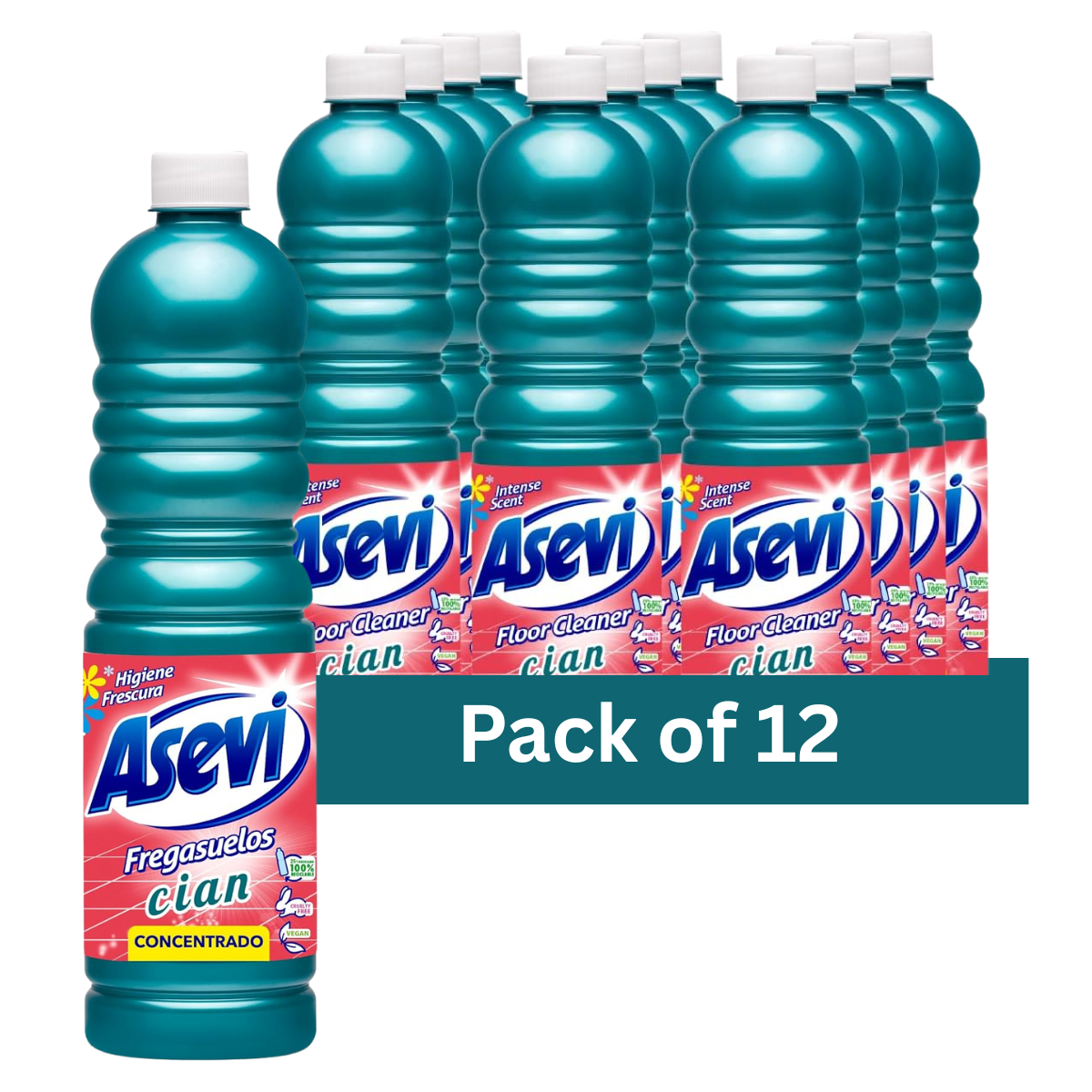 Asevi Cian Floor Cleaner 1 Litre | Pack of 12