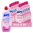 Asevi Hypoallergenic Soft Pink Fabric Conditioner 1380ml (60 Washes) | Pack of 10